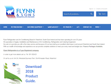 Tablet Screenshot of flynn-refrigeration.ie